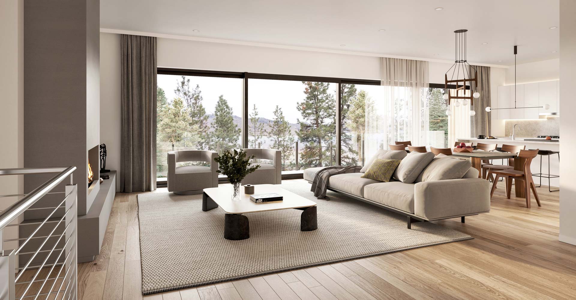 Hillside Home Interior