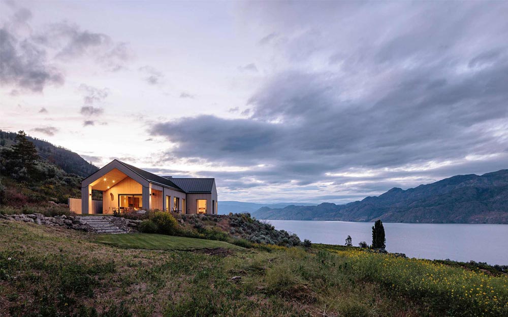Summerland Modern Gable Lakeview Home
